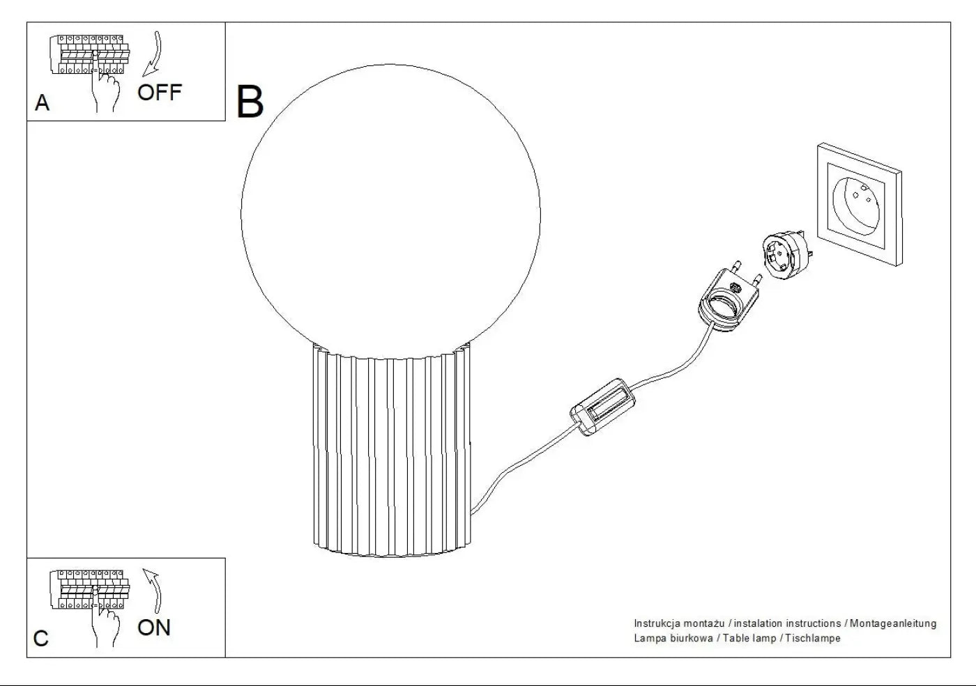 Lampe A Poser Design - Halo (Beige)