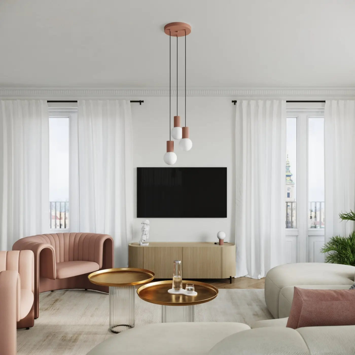 Lampe A Poser Design - Halo (Moka)