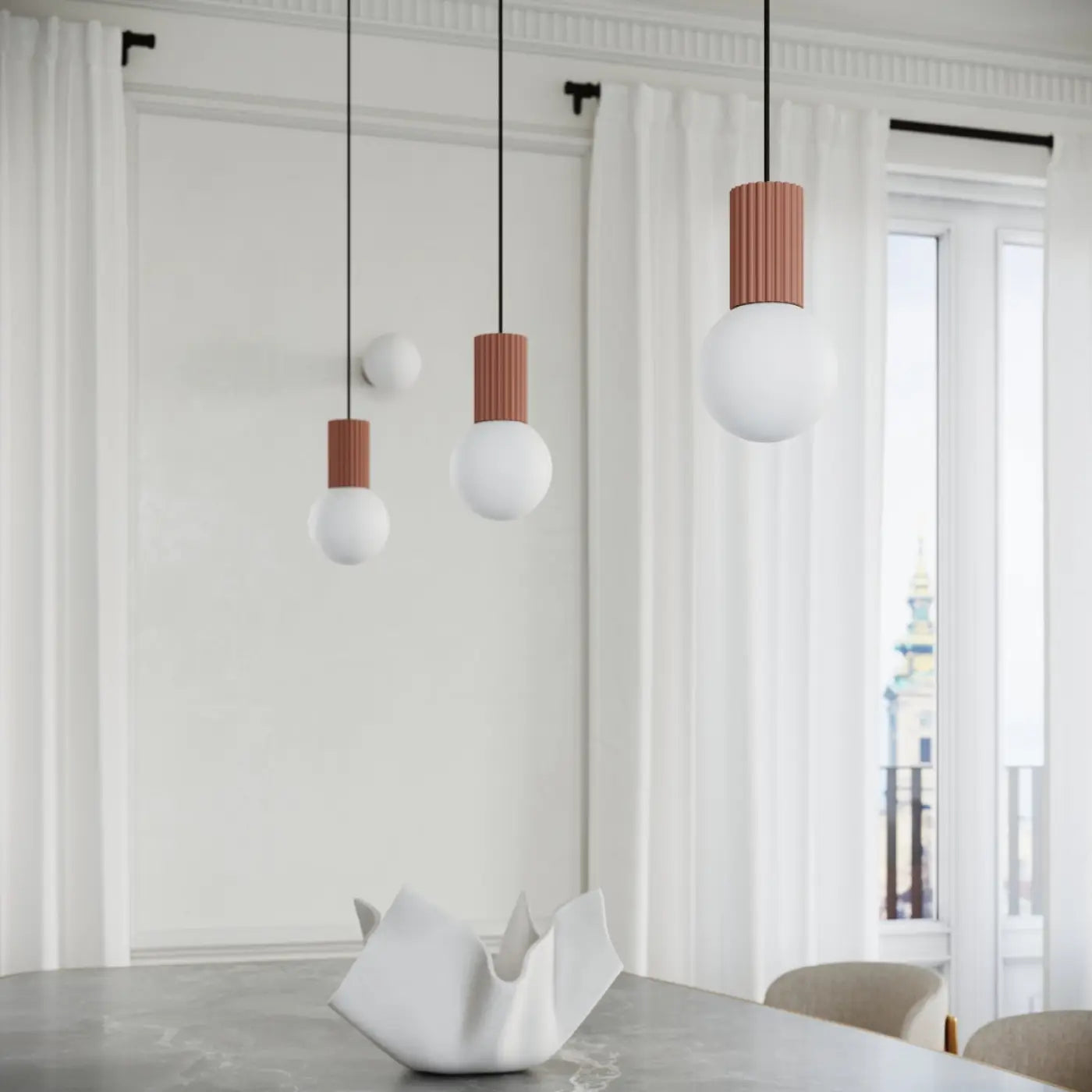 Lampe A Poser Design - Halo (Moka)