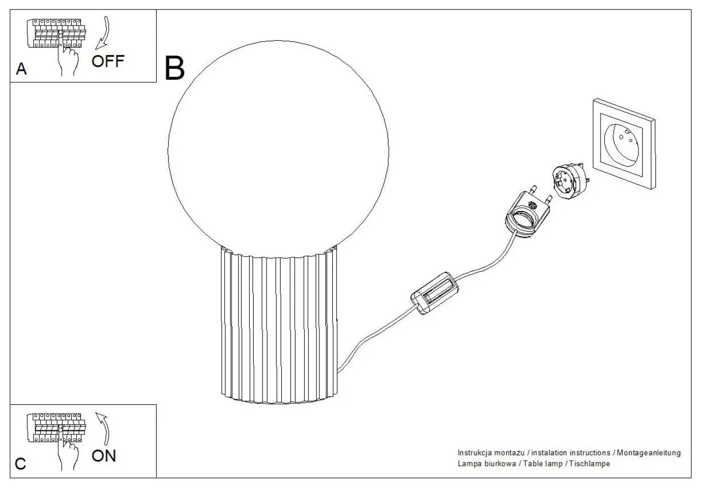 Lampe A Poser Design - Halo (Taupe)