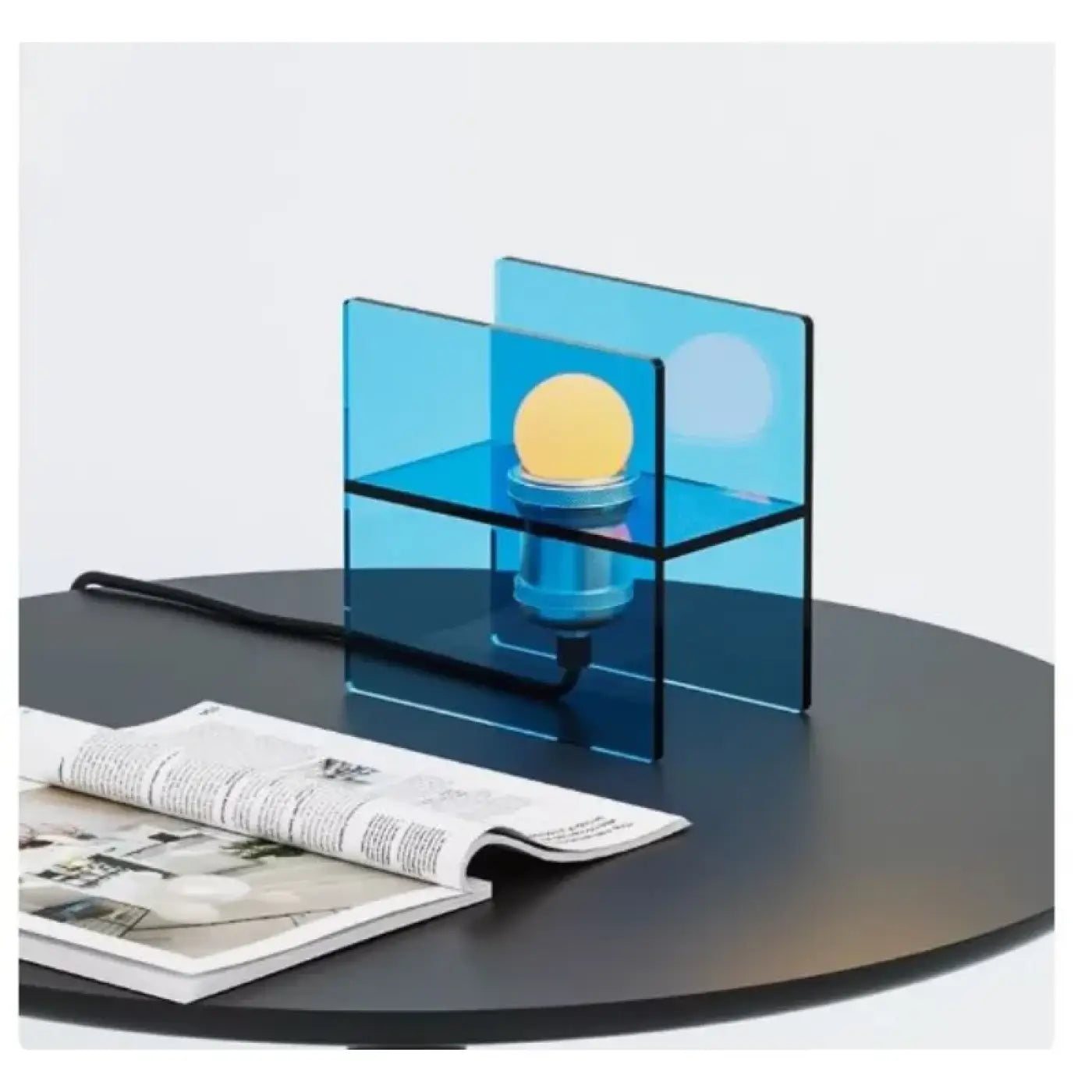 Lampe de Table Design en Verre - Zilos