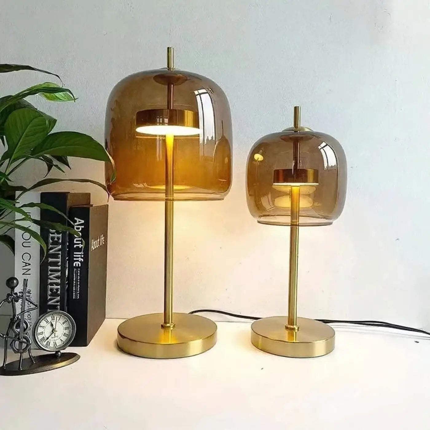 Lampe de Table Design en Verre - Zelia