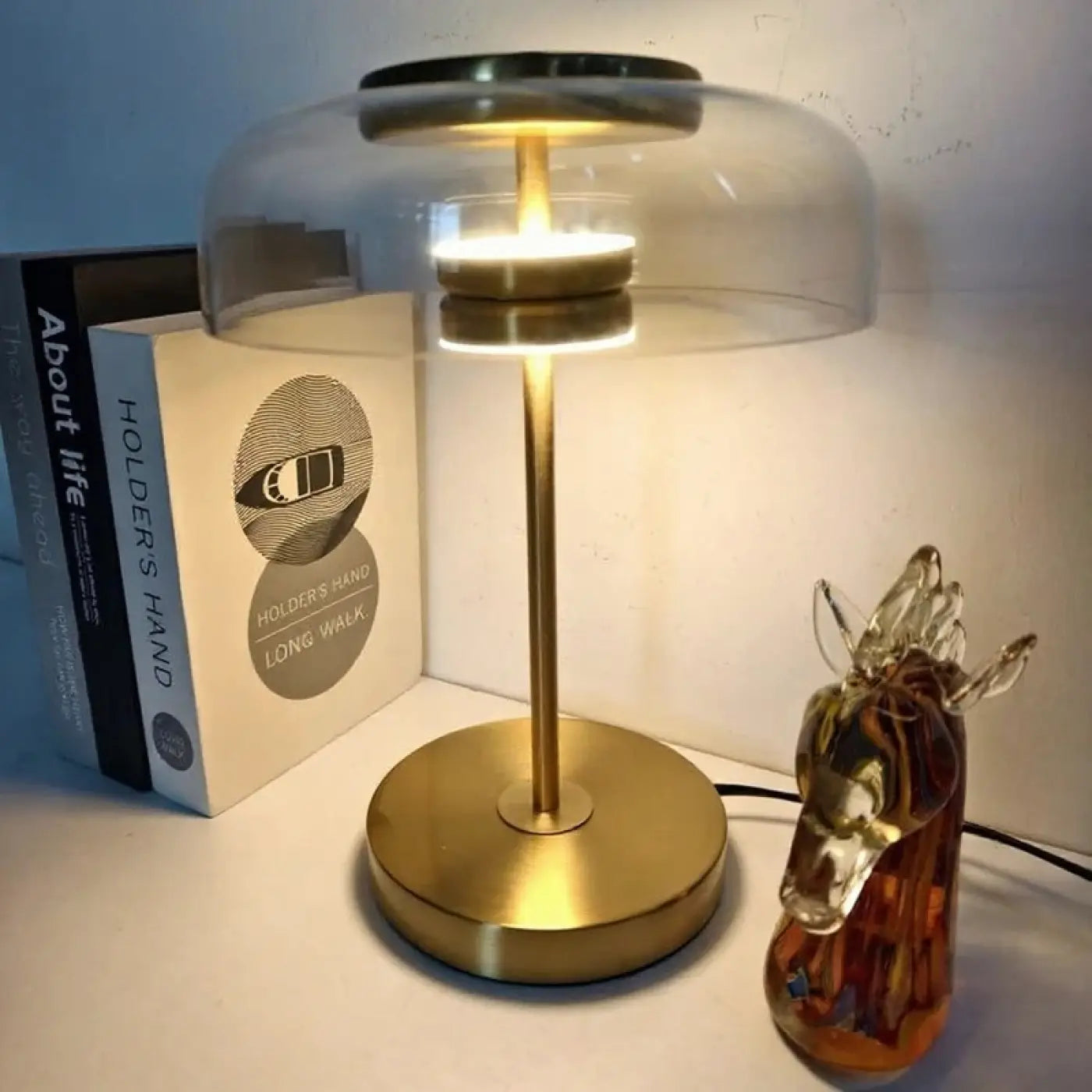 Lampe de Table Design en Verre - Zelia