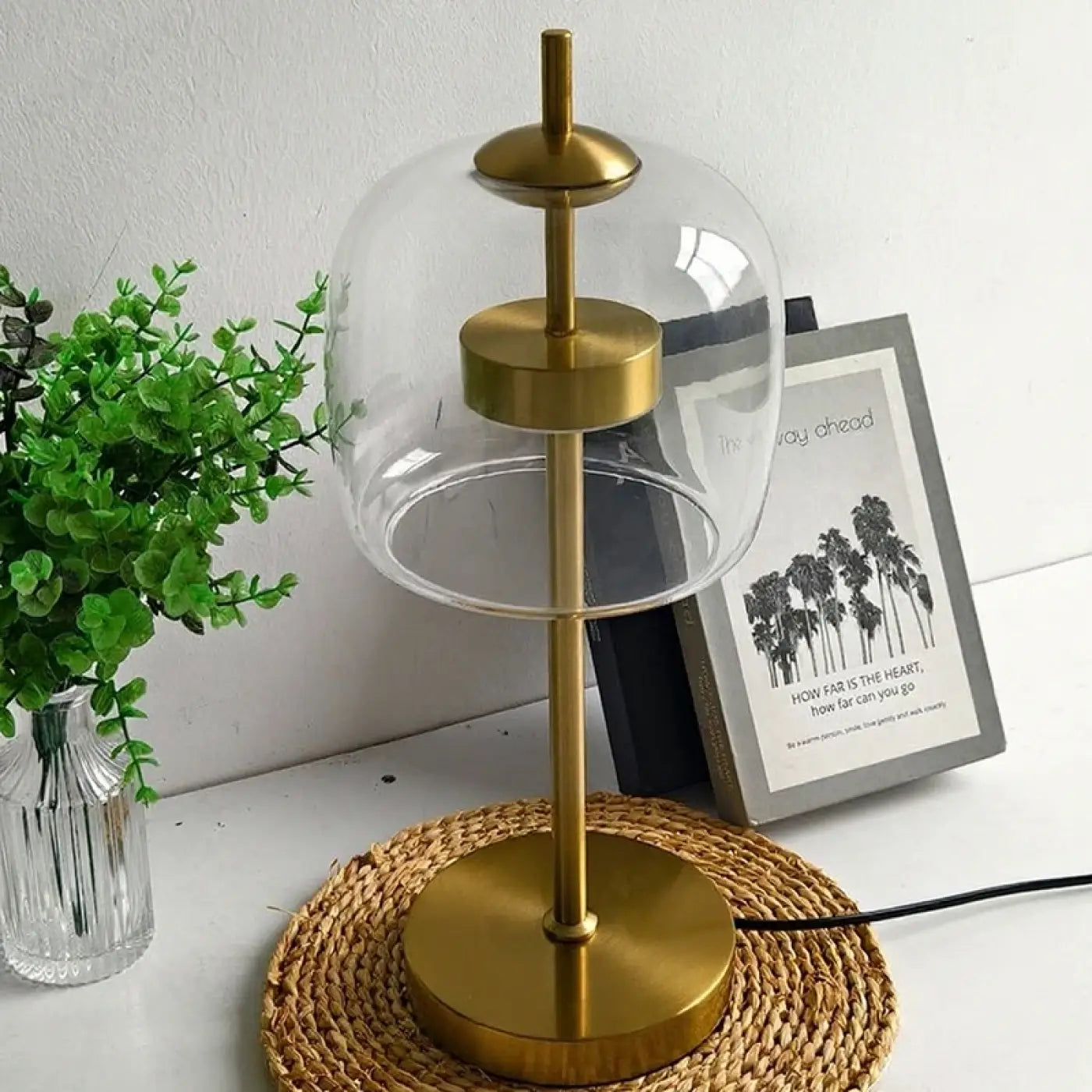Lampe de Table Design en Verre - Zelia