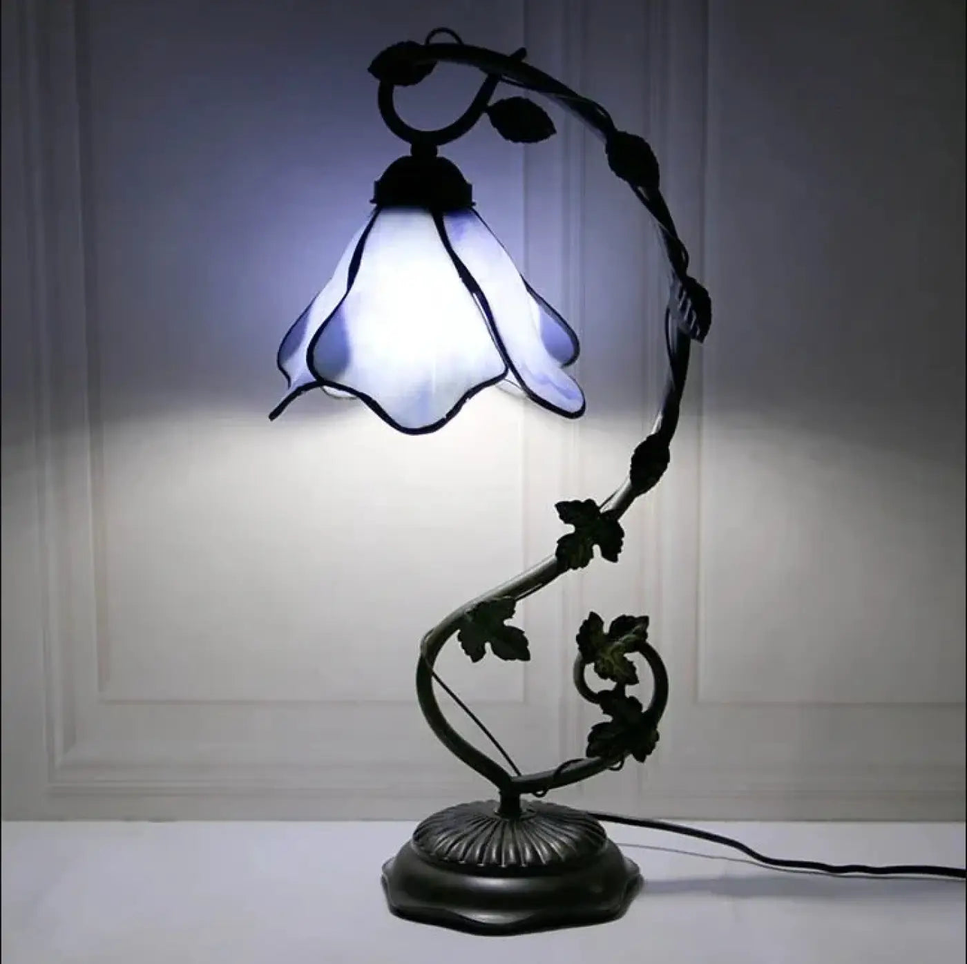 Lampe de Table Elegant en Verre - Tiffe