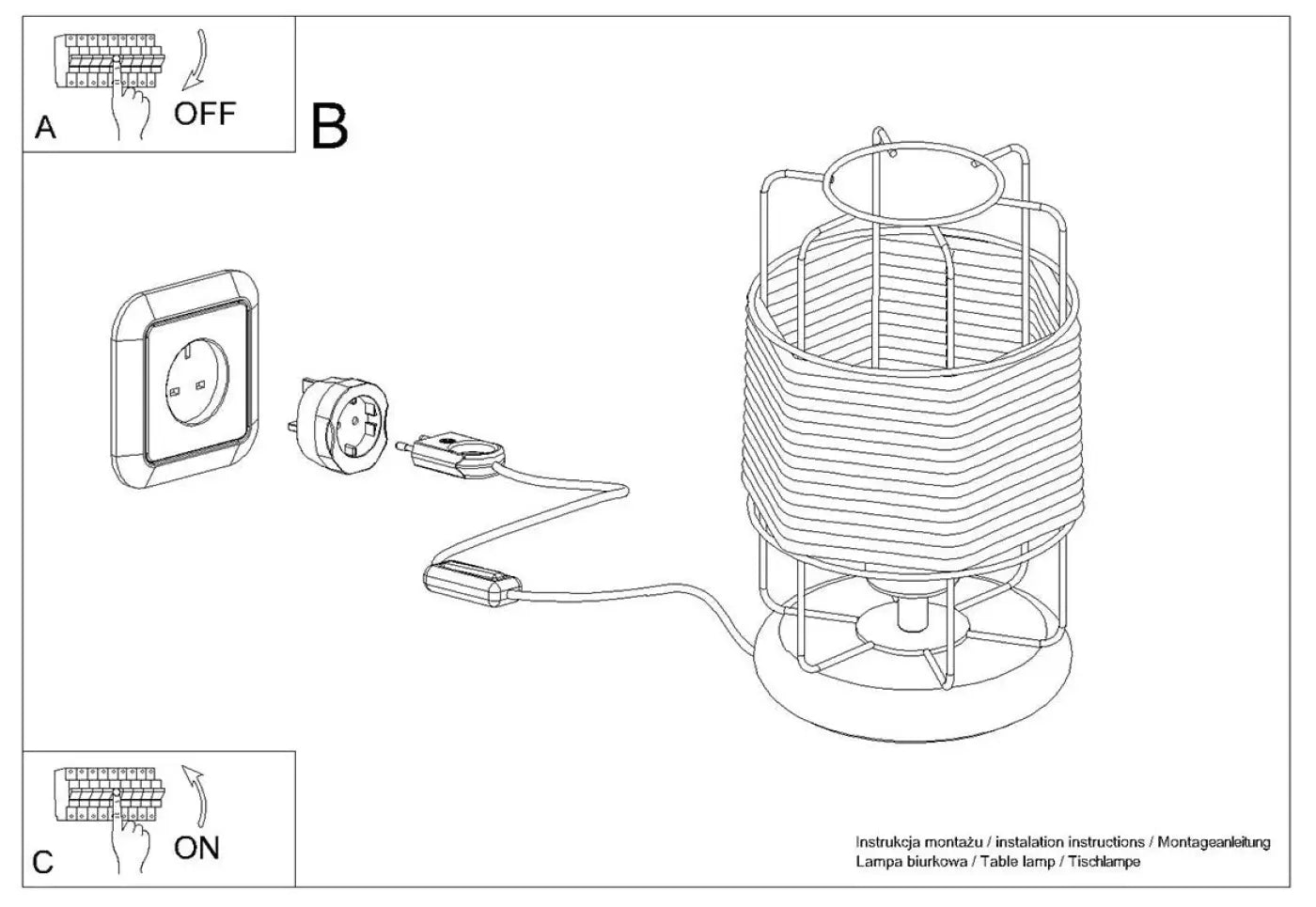 Lampe A Poser - Gizur