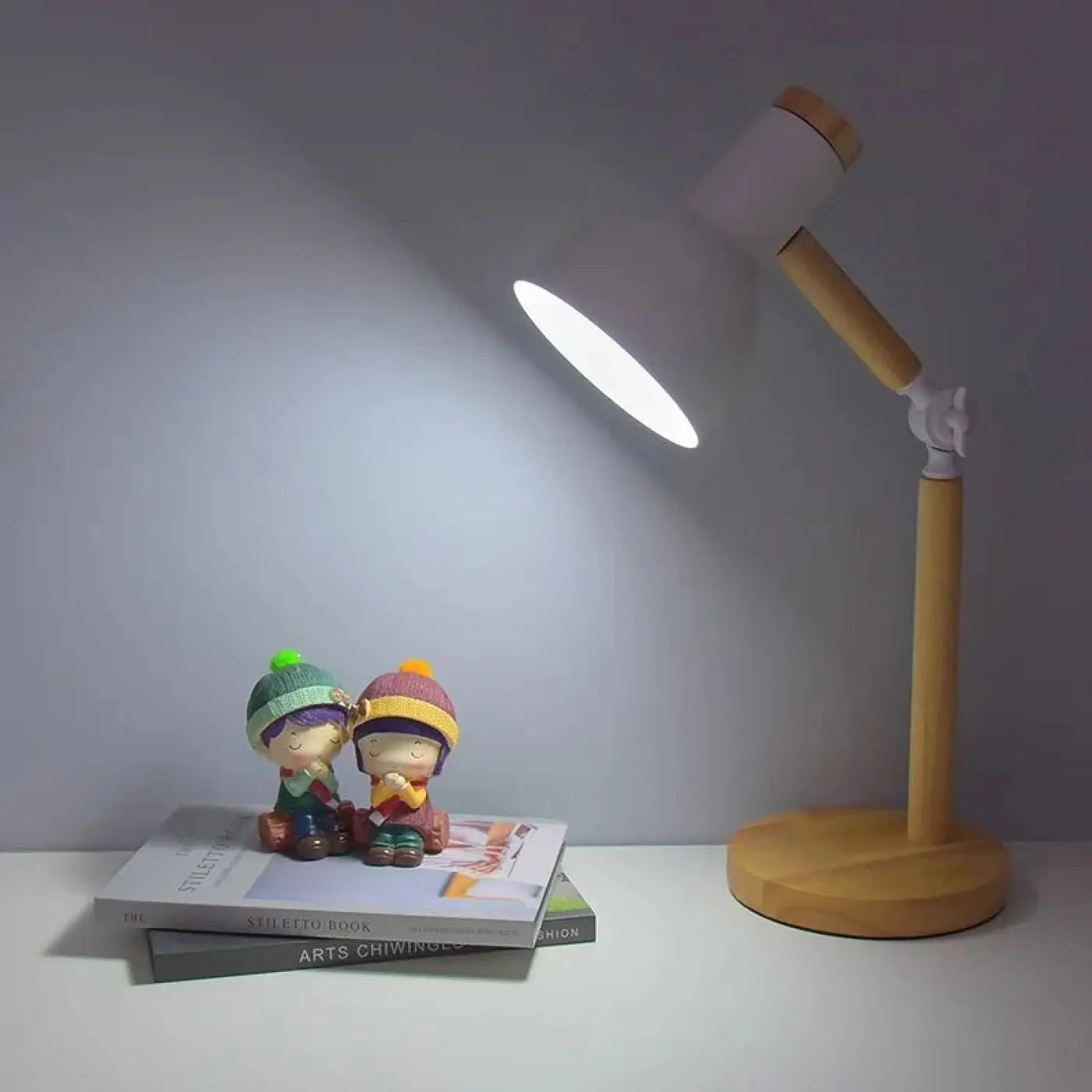 Lampe de Table Moderne en Bois - Natax