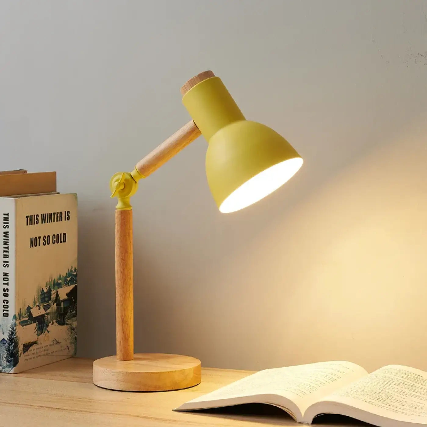 Lampe de Table Moderne en Bois - Natax