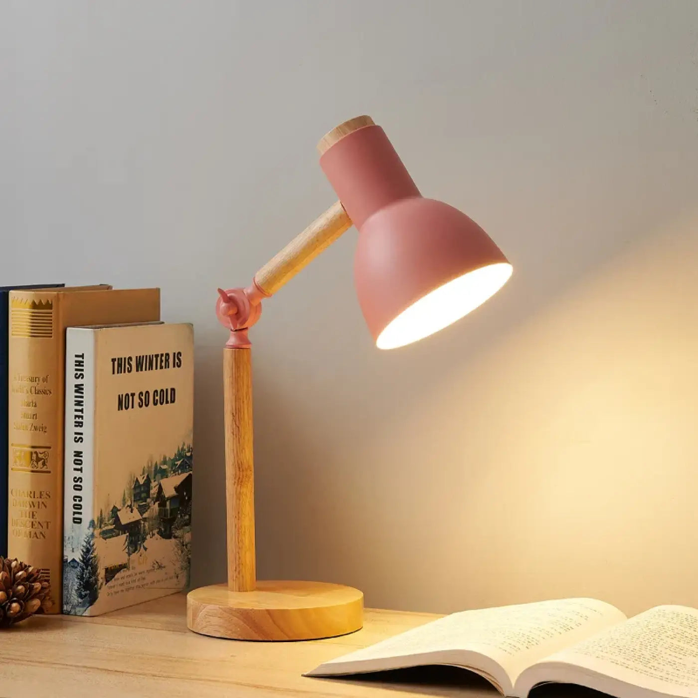 Lampe de Table Moderne en Bois - Natax