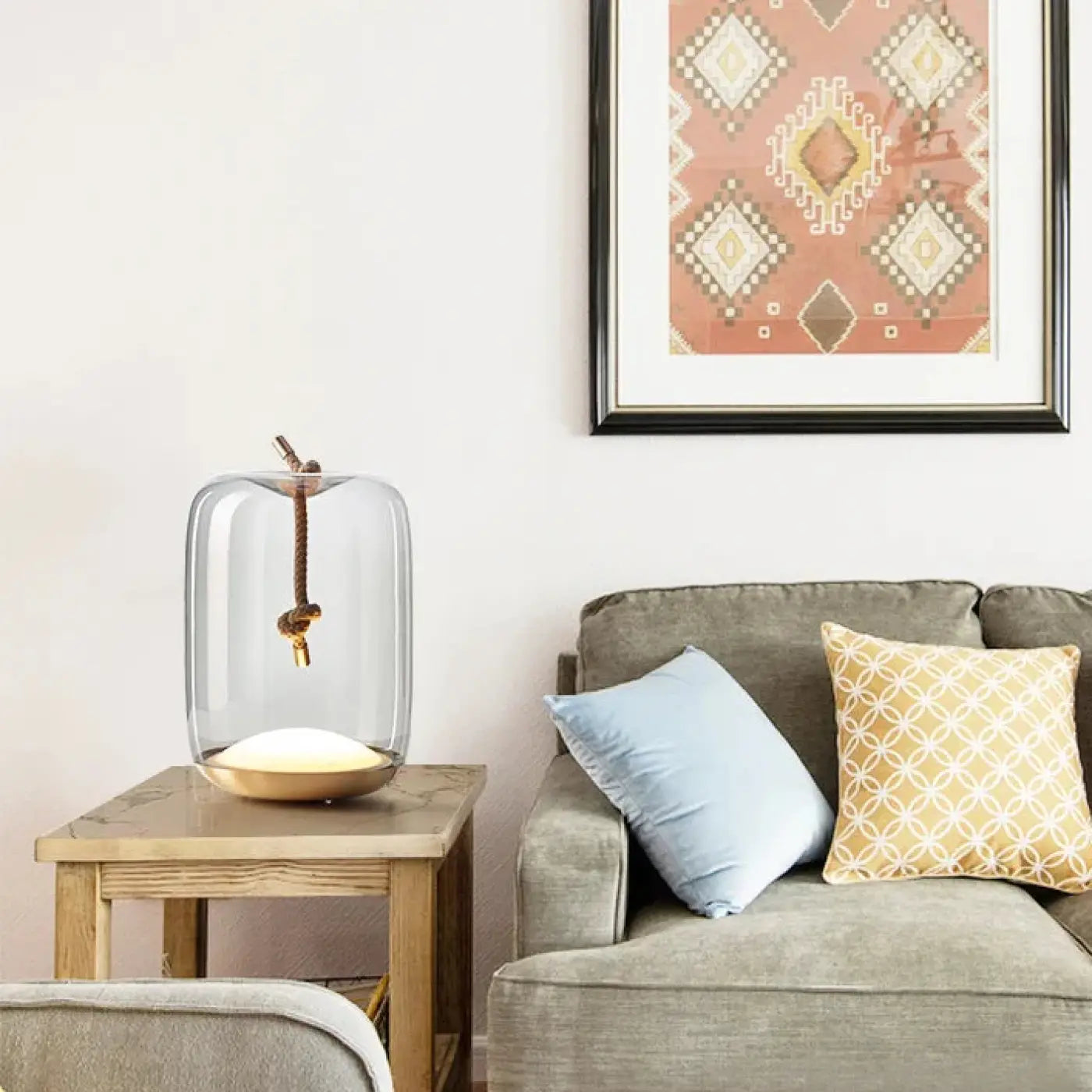 Lampe de Table Moderne en Verre - Aerisia