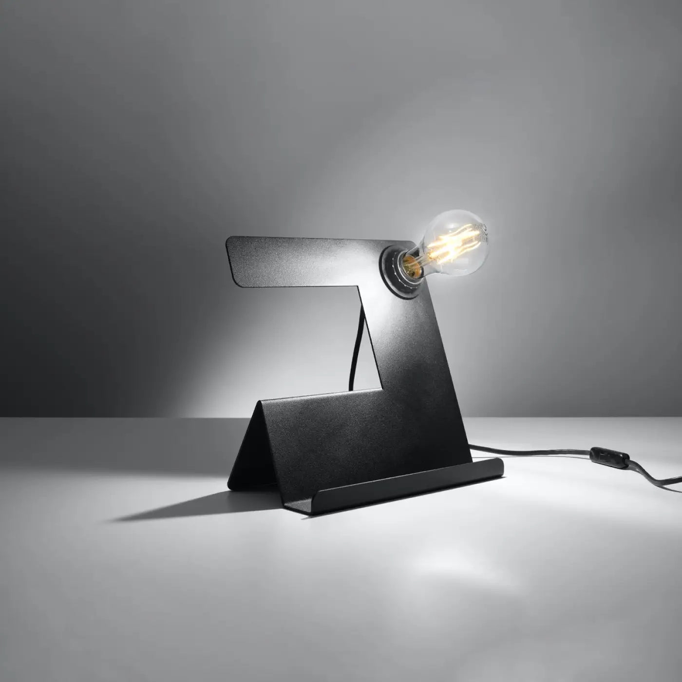 Lampe De Table Minimaliste - Incline (Noir)