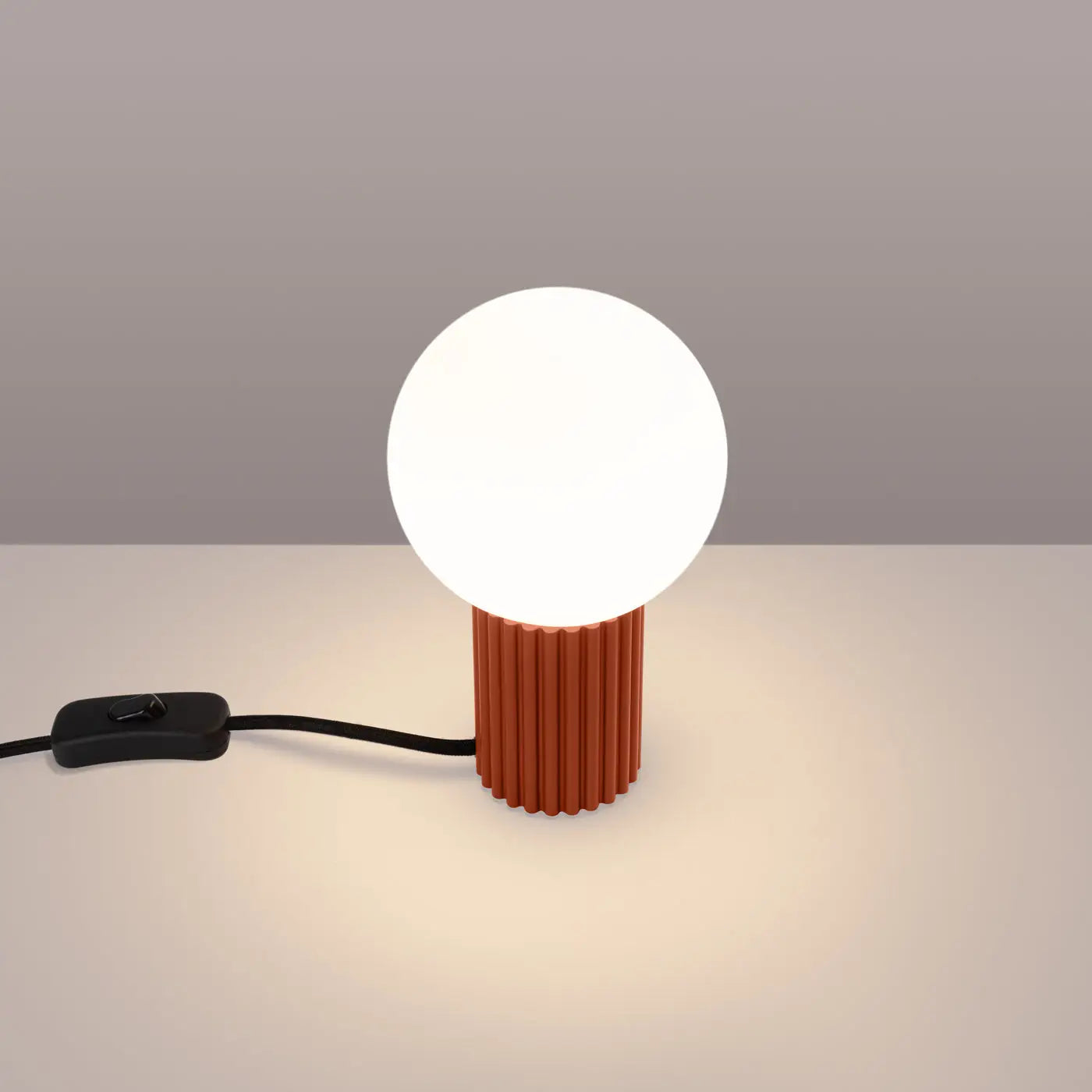Lampe A Poser - Halo (Rouge Ochra)