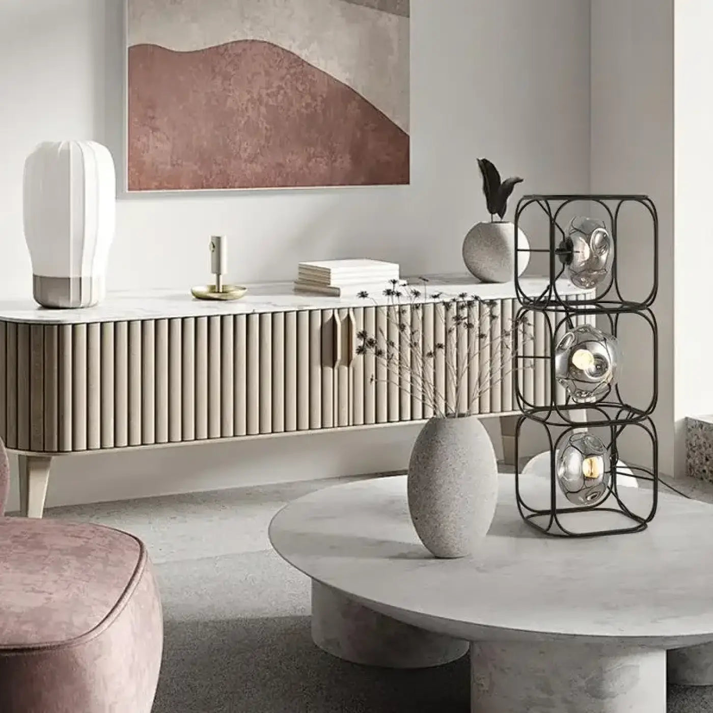 Lampe de Table en Metal - Haloza