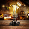 Lampe De Table Industriel en Metal - Forge