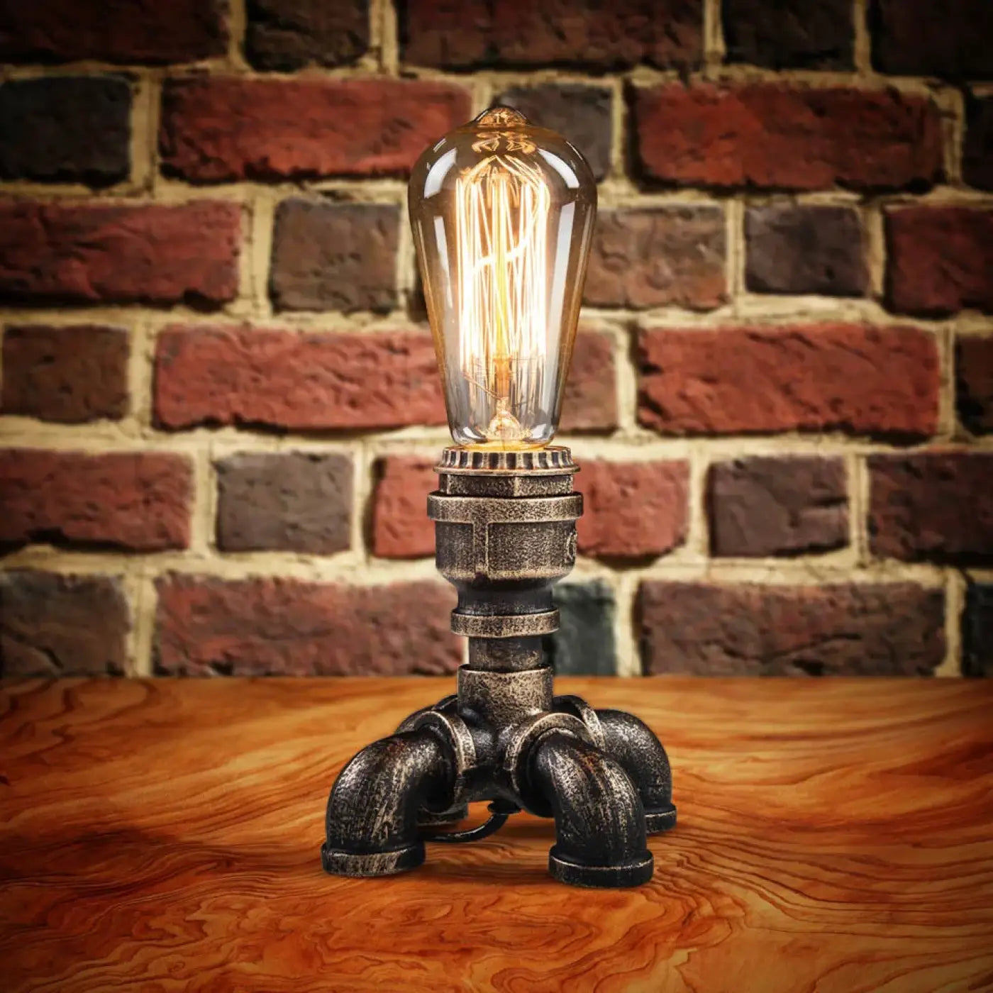 Lampe De Table Industriel en Metal - Forge
