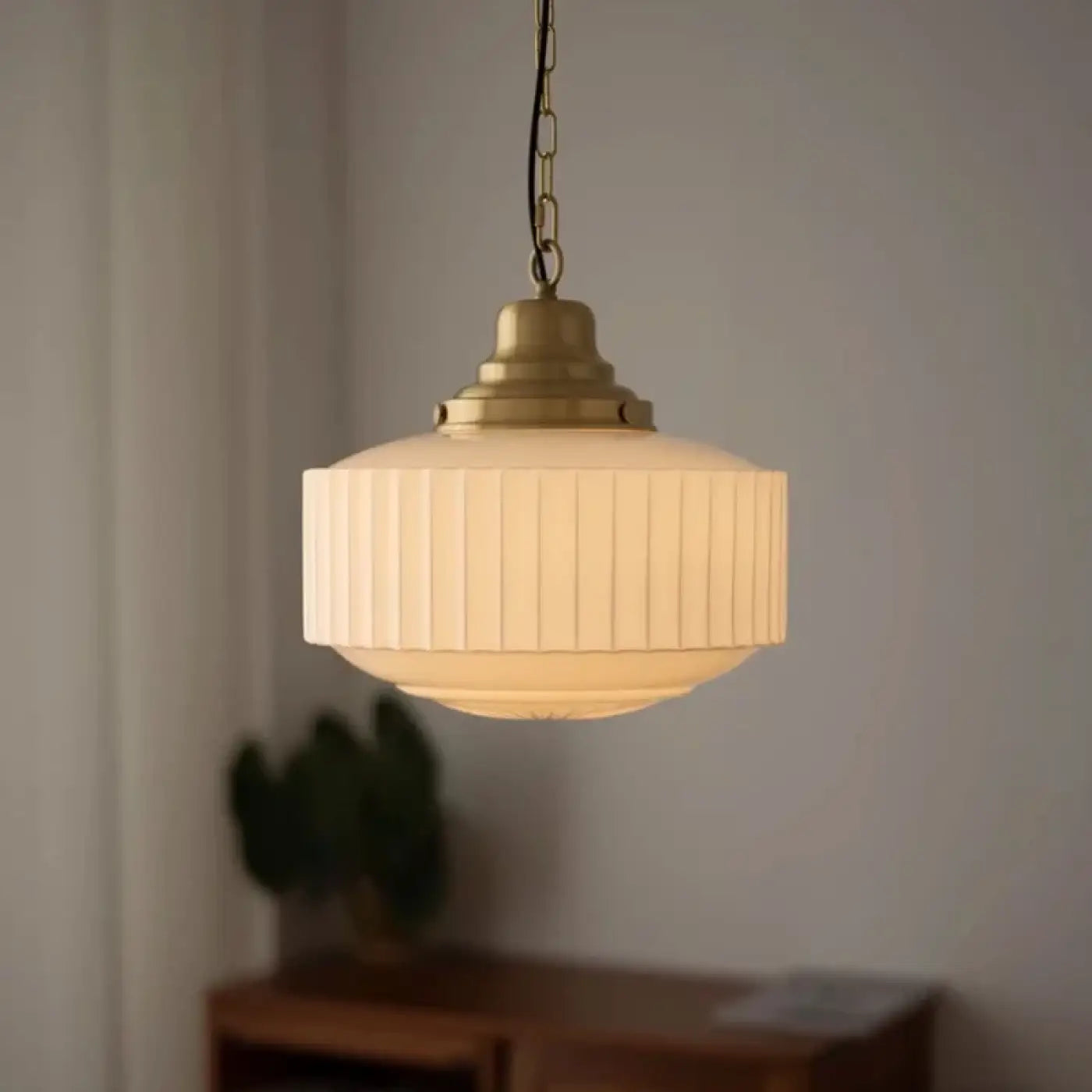 Suspension Luminaire Vintage en Verre - Declira