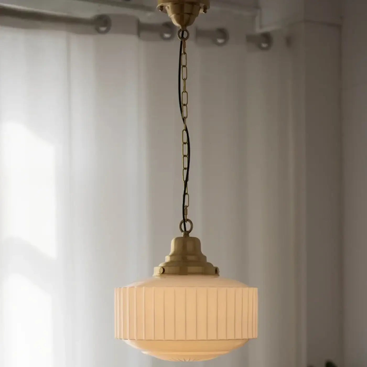 Suspension Luminaire Vintage en Verre - Declira