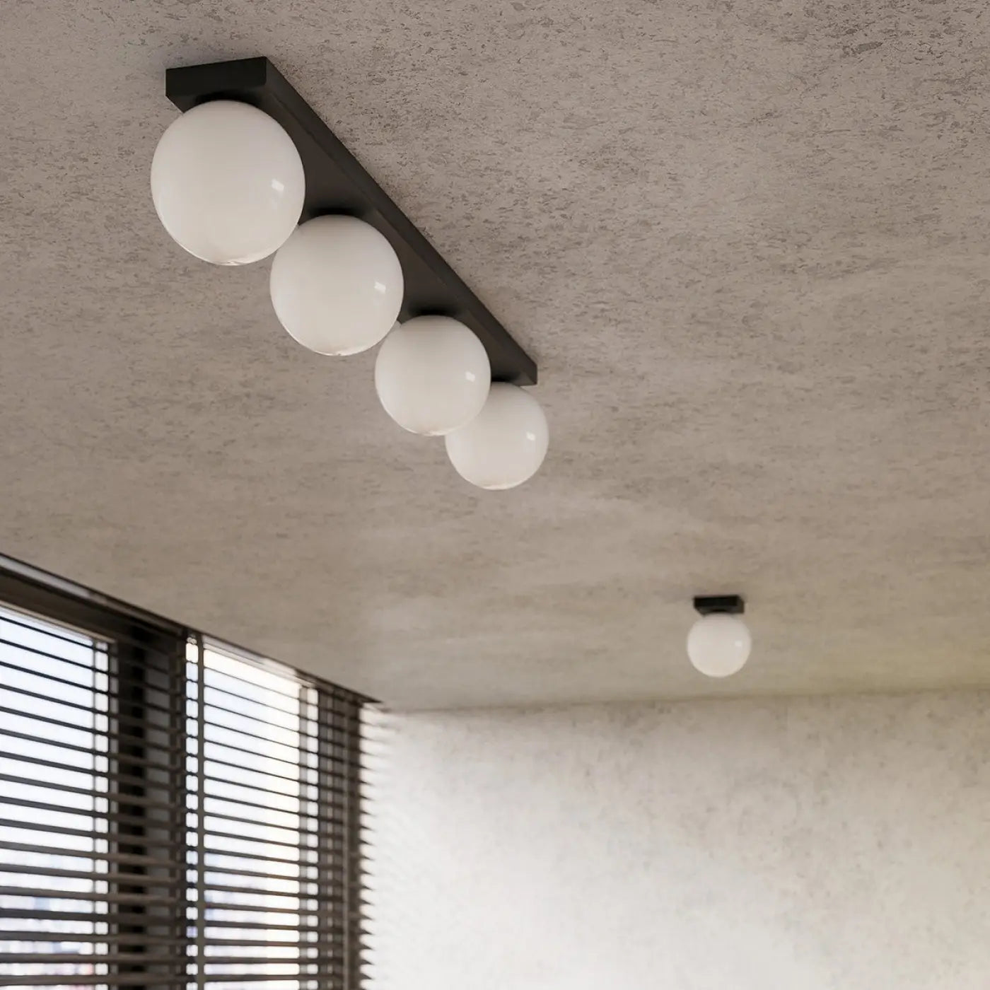 Luminaire Plafonnier Design - Yoli 2 (Noir)