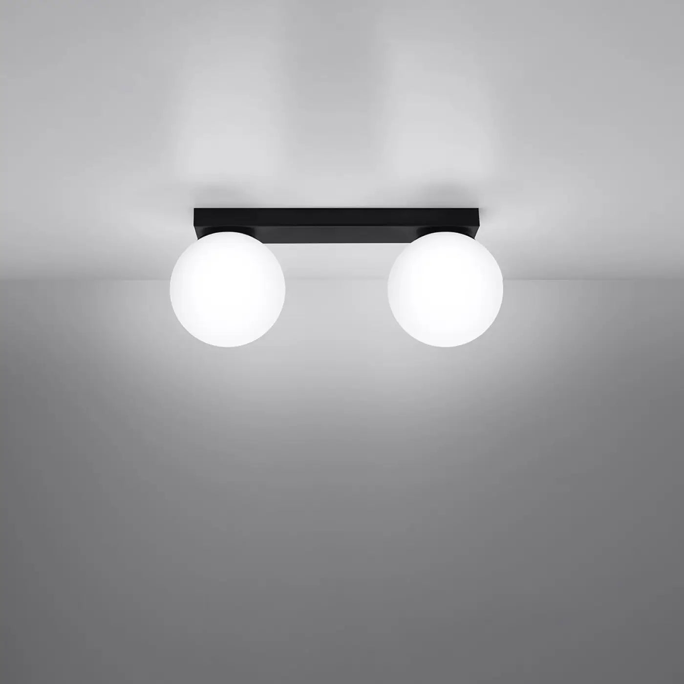 Luminaire Plafonnier Design - Yoli 2 (Noir)