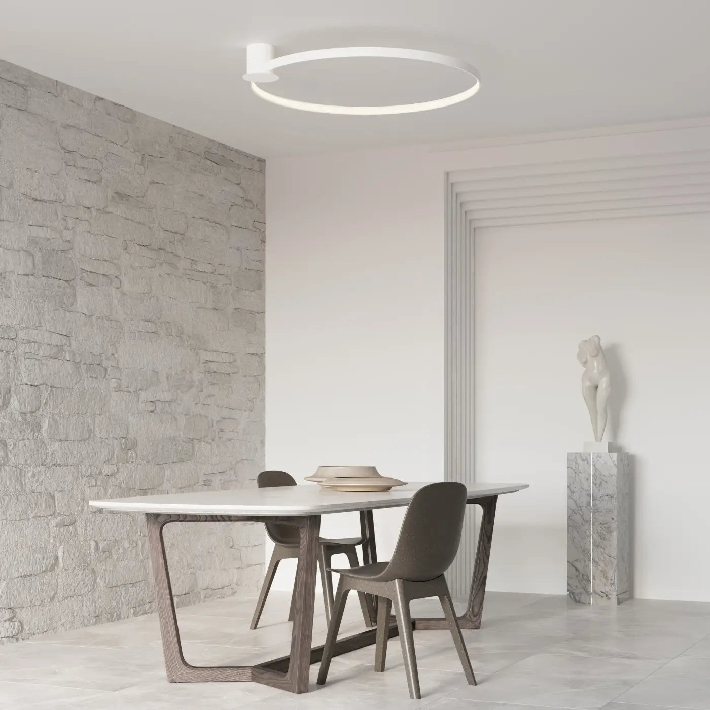 Luminaire Plafonnier Design - Rio 78 4000K (Blanc)