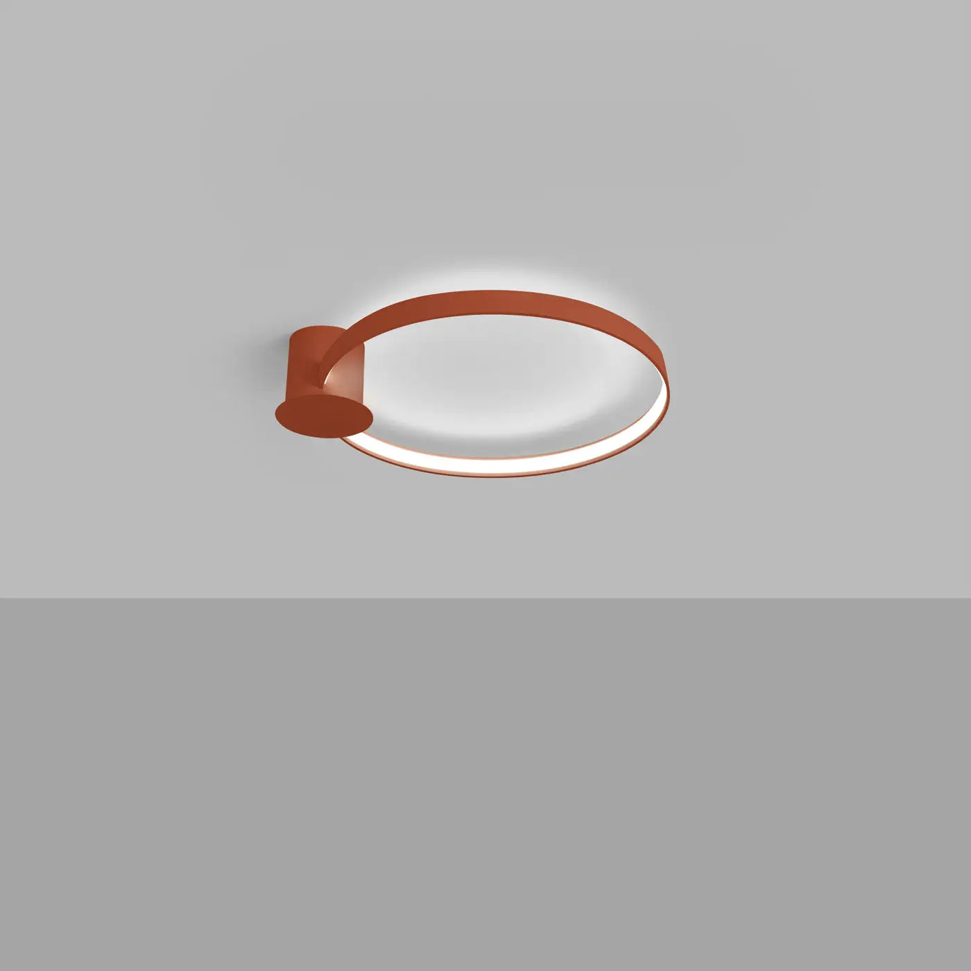 Luminaire Plafonnier Design - Rio 55 4000K (Rouge Ocre)