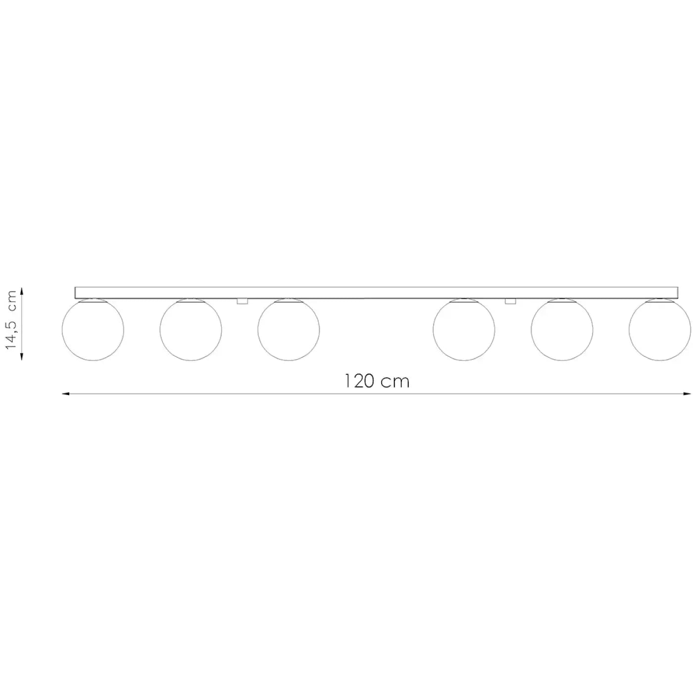 Luminaire Plafonnier Design - Yoli 6 (Blanc)