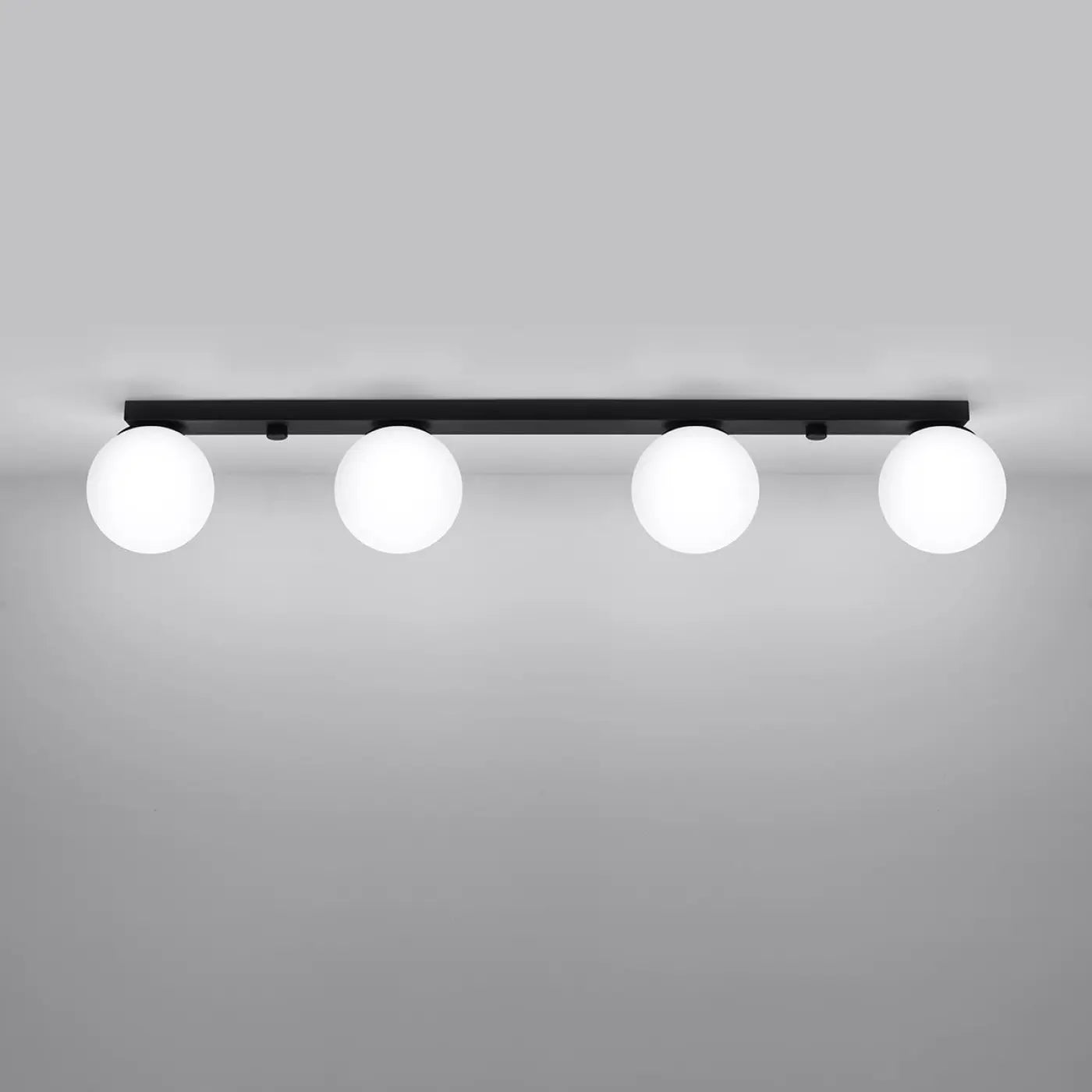 Luminaire Plafonnier Design - Yoli 4 (Noir)