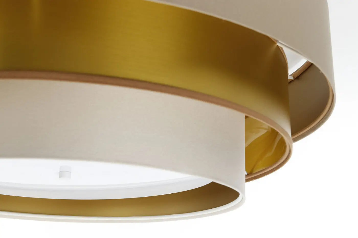 Luminaire Plafonnier Design - Triniti Elegant (Beige/Crème/Doré)