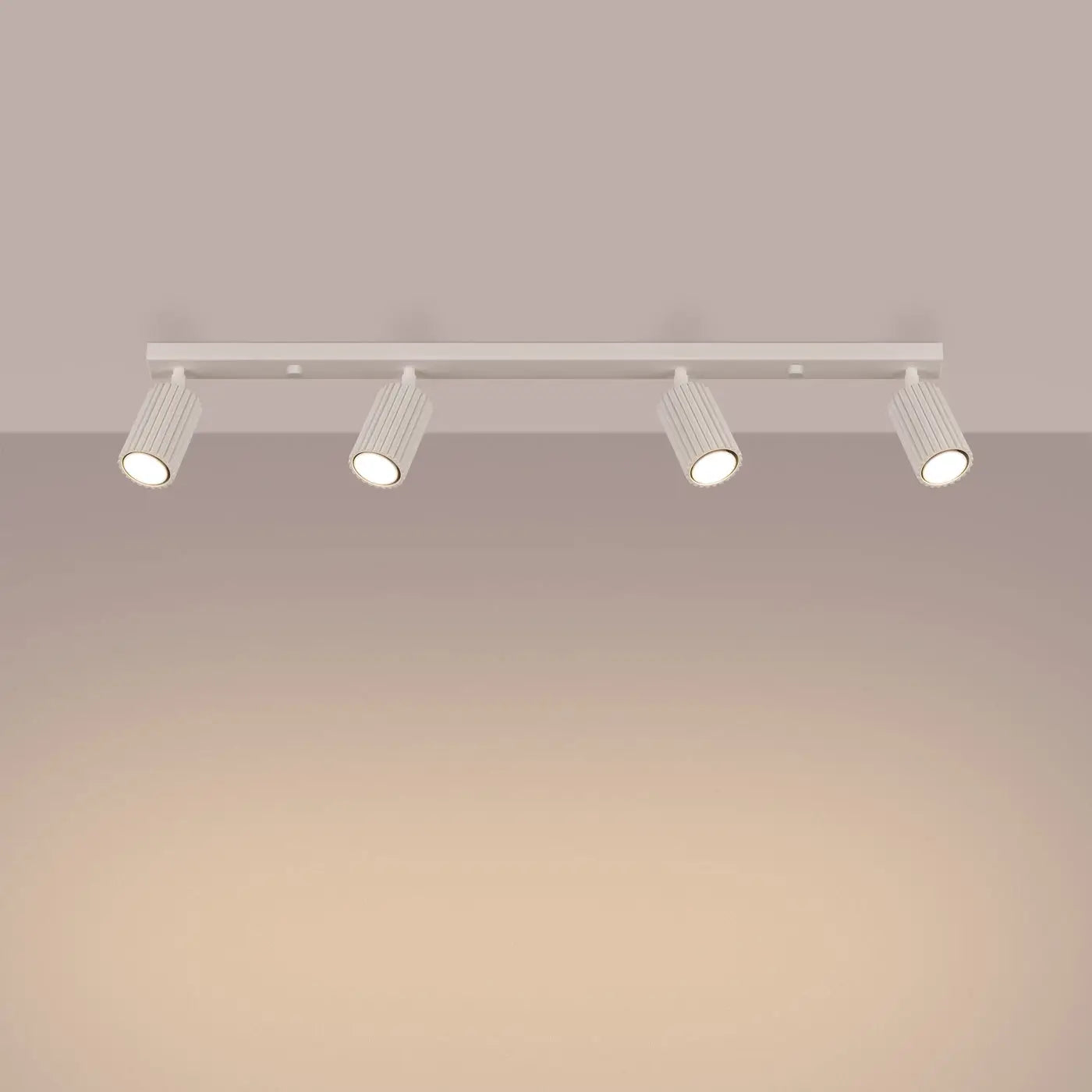 Luminaire Plafonnier Design - Karbon 4L (Beige)