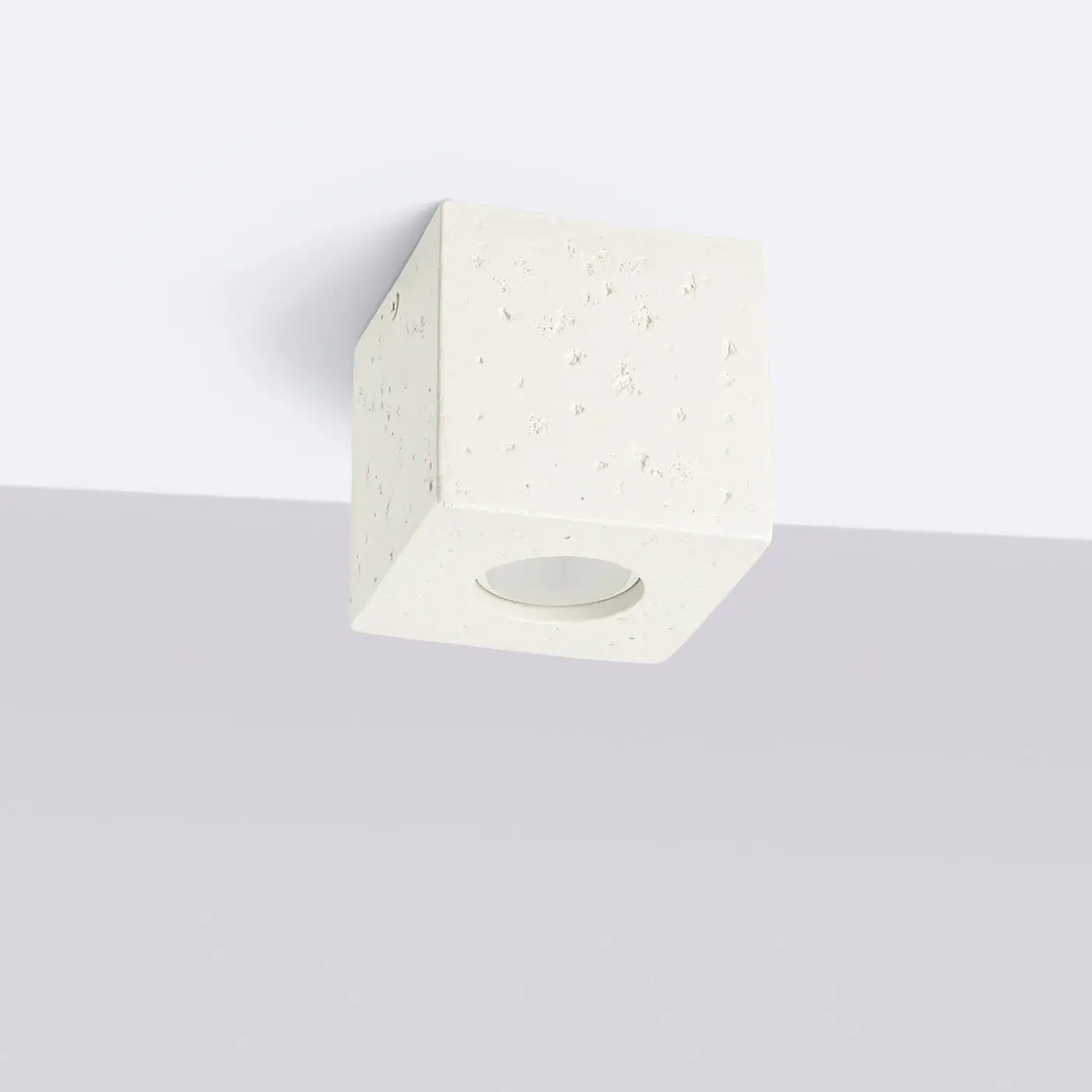 Luminaire Plafonnier Moderne - Quad Béton (Beige)