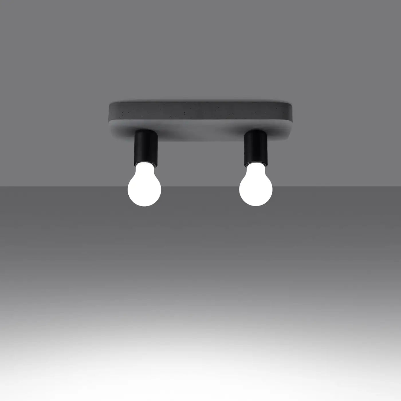 Luminaire Plafonnier - Tavo 2 (Gris Béton)
