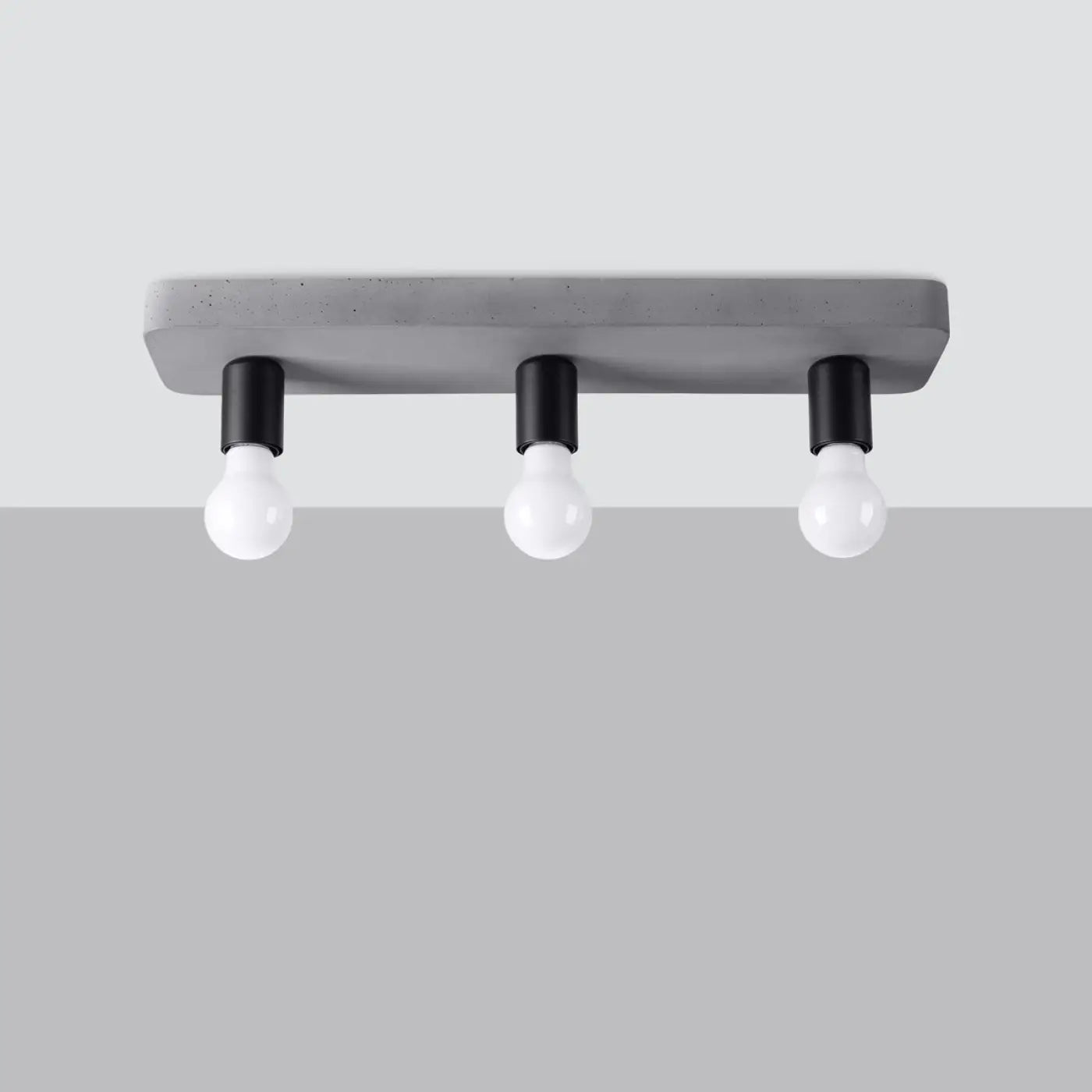 Luminaire Plafonnier - Tavo 3 (Gris Béton)
