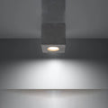 Luminaire Plafonnier Moderne - Quad Béton (Gris Béton)