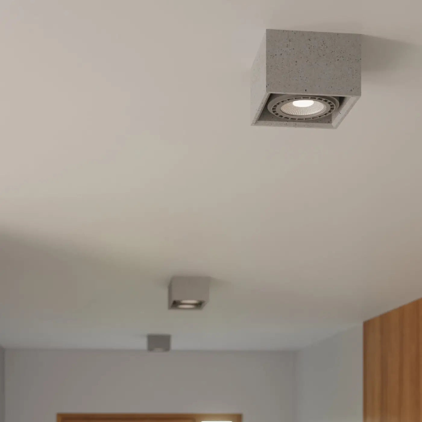 Luminaire Plafonnier Moderne - Quatro 1 (Béton)