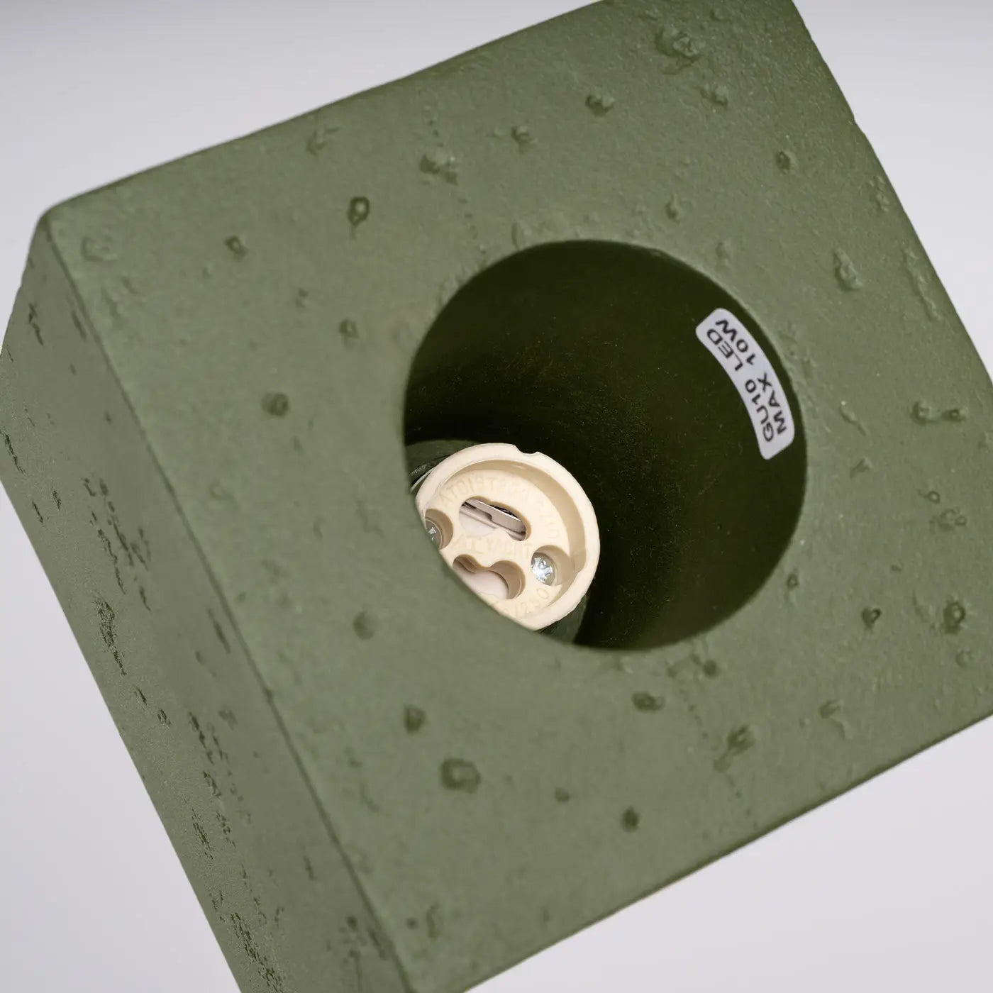 Luminaire Plafonnier Moderne - Quad Béton (Vert Olive)