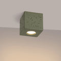 Luminaire Plafonnier Moderne - Quad Béton (Vert Olive)