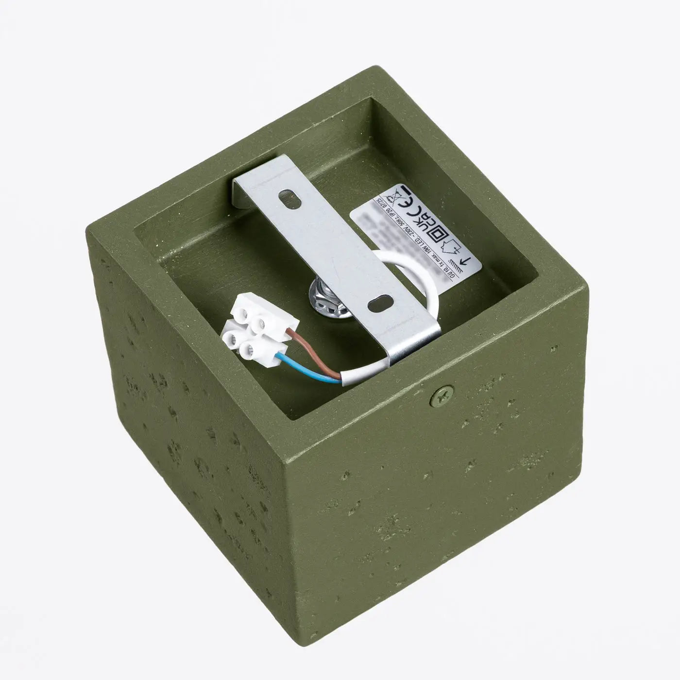 Luminaire Plafonnier Moderne - Quad Béton (Vert Olive)