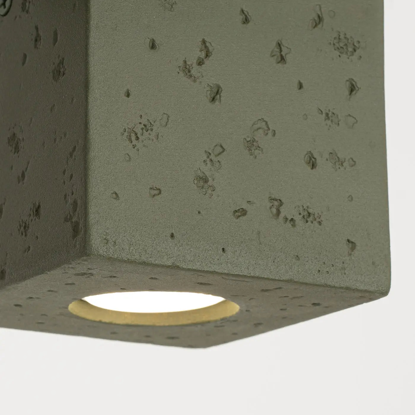 Luminaire Plafonnier Moderne - Quad Béton (Vert Olive)