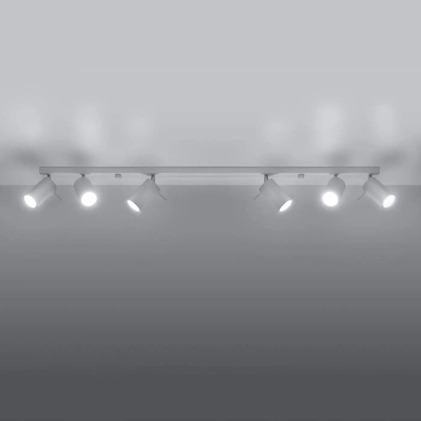 Luminaire Plafonnier Design - Ring 6L (Blanc)