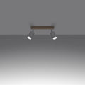 Luminaire Plafonnier en Bois - Verdo 2 (Blanc)