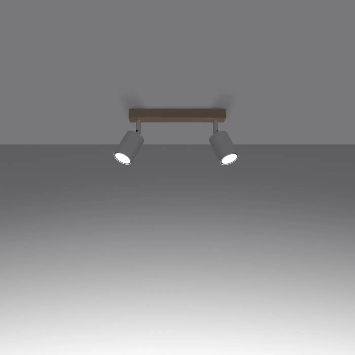 Luminaire Plafonnier en Bois - Verdo 2 (Blanc)