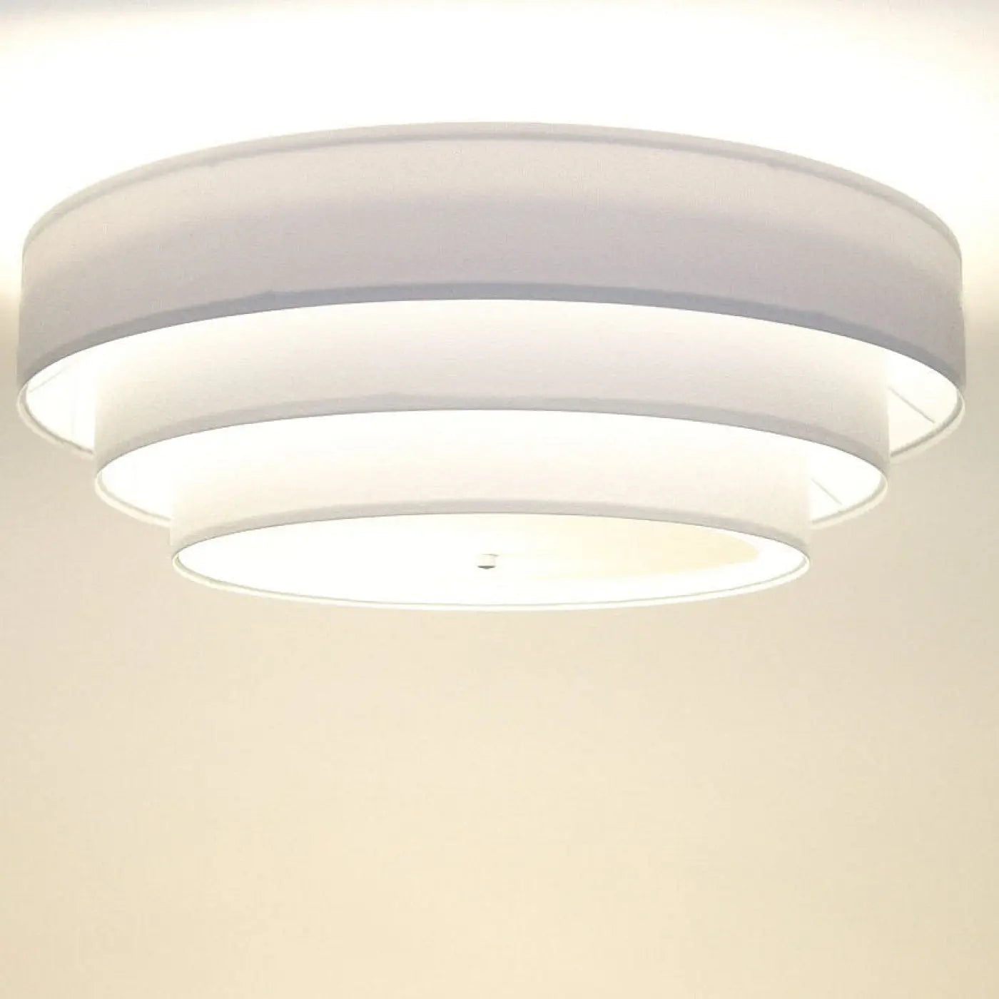 Luminaire Plafonnier - Triniti Veloursstoff (Blanc)