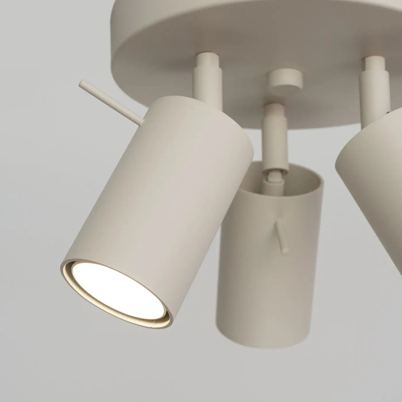 Luminaire Plafonnier Minimaliste - Ring 3P (Beige)