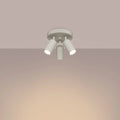 Luminaire Plafonnier Minimaliste - Ring 3P (Beige)