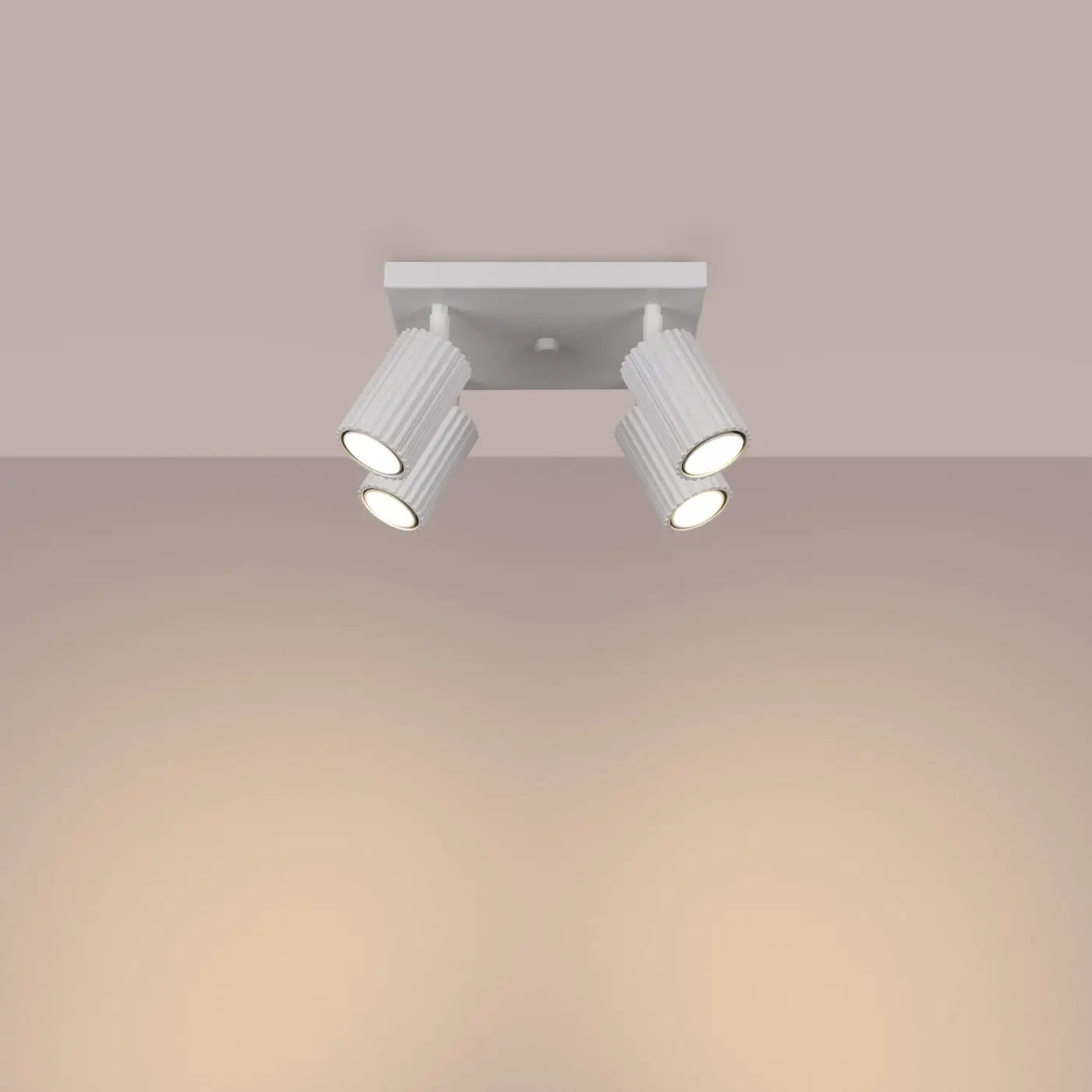 Luminaire Plafonnier - Karbon 4 (Blanc)