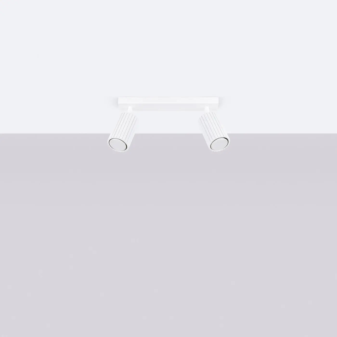 Luminaire Plafonnier Design - Karbon 2 (Blanc)