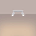 Luminaire Plafonnier Design - Karbon 2 (Blanc)
