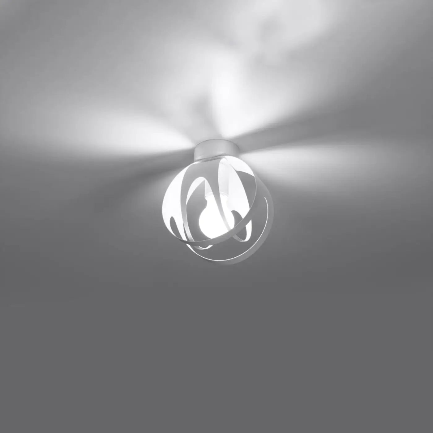 Luminaire Plafonnier Industriel - Tulos (Blanc)