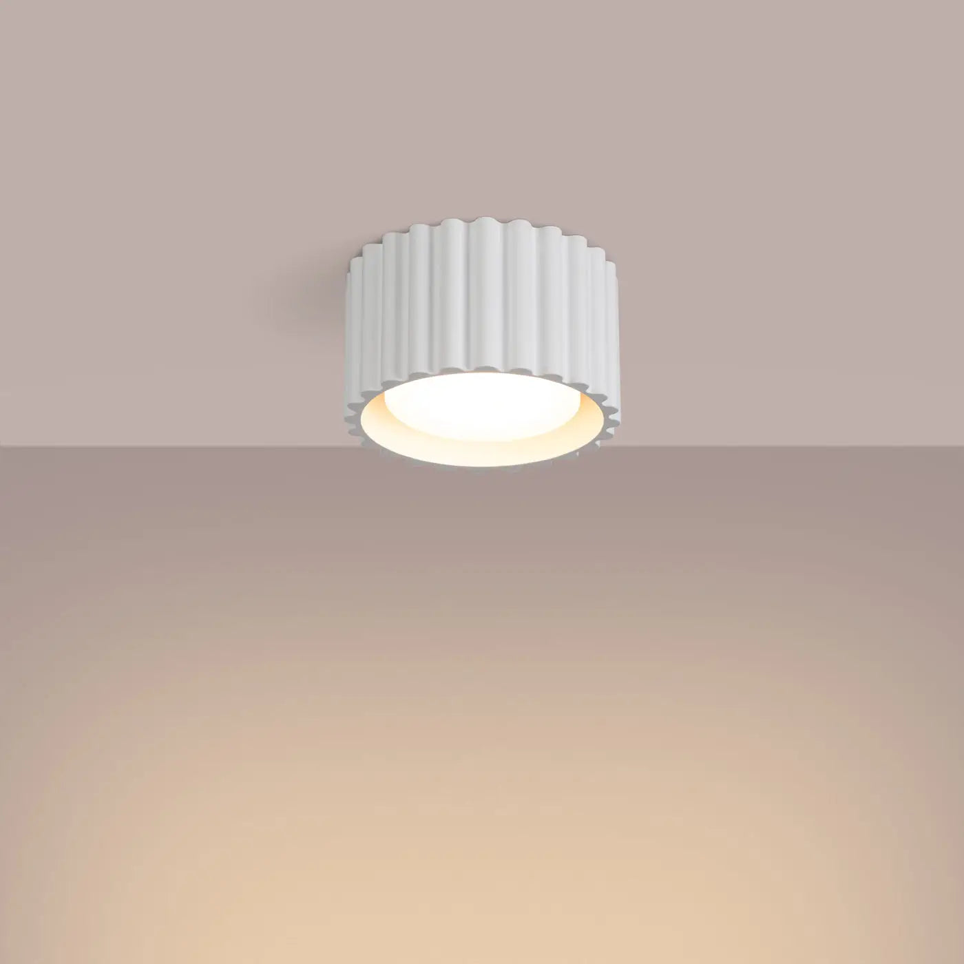 Luminaire Plafonnier Moderne - Aura 1 (Blanc)