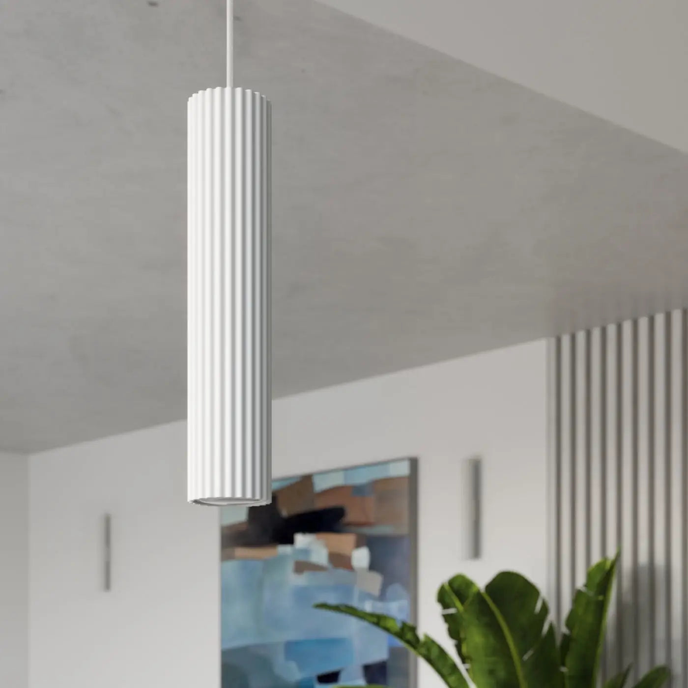 Luminaire Plafonnier Design - Karbon 10 (Blanc)